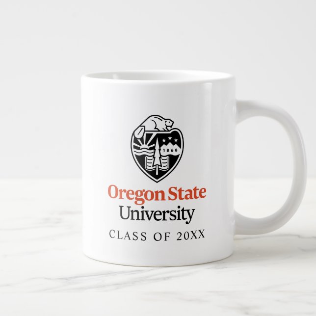 Caneca De Café Grande Universidade Estadual do Oregon (Direita)