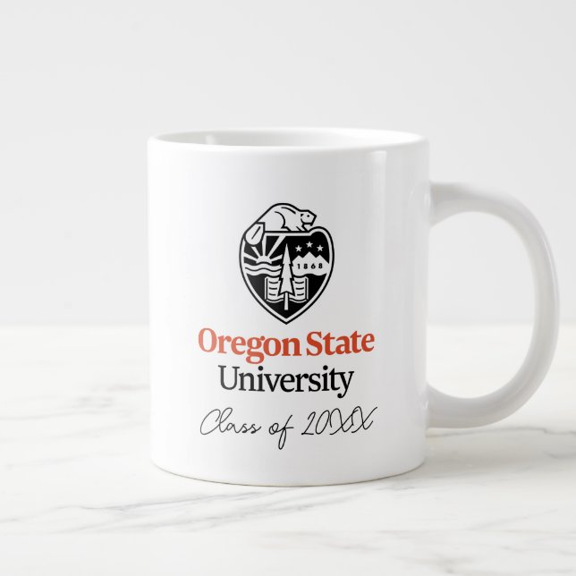 Caneca De Café Grande Universidade Estadual do Oregon (Direita)