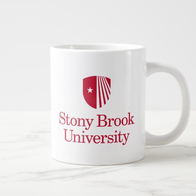 Caneca De Café Grande Universidade Stony Brook | Marca nominativa (Direita)