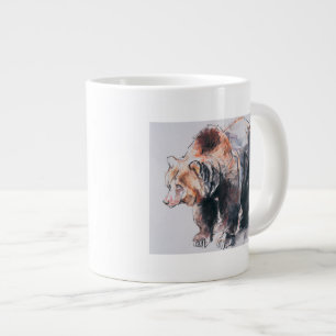 Caneca De Café Grande Urso de Brown 2001 do europeu