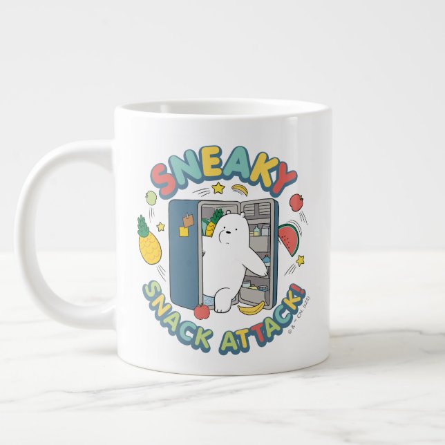 Caneca De Café Grande Urso de Gelo - Ataque de Invasão Sapatinho! (Esquerda)