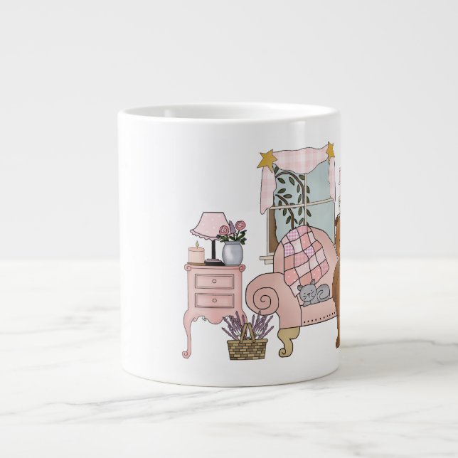 Caneca De Café Grande Urso - Jumbo Mug (Frente)