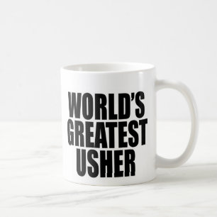 Caneca De Café Grande Usher do mundo