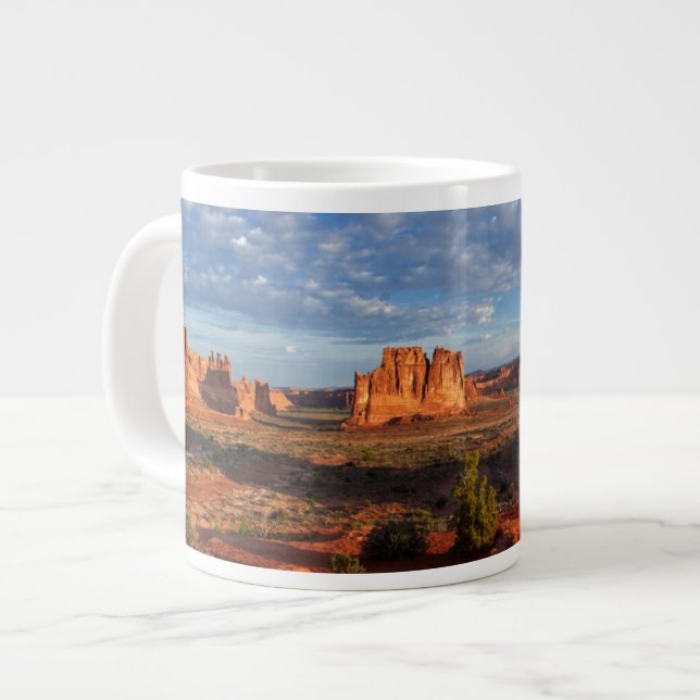 Caneca De Café Grande Utah, Arches National Park, formações rochosas 1 (Frente Esquerda)