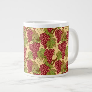 Caneca De Café Grande Uvas