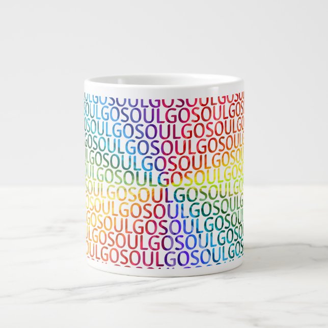 Caneca De Café Grande Vá Alma! (Frente)