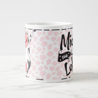 Caneca De Café Grande Vaca Engraçada “Miga Sua Loka