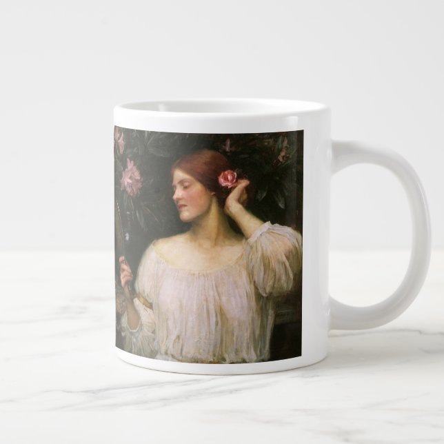Caneca De Café Grande Vaidade de John William Waterhouse (Direita)