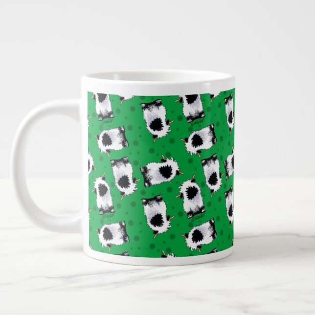 Caneca De Café Grande Valais Blacknose Sheep Large Coffee Mug (Esquerda)