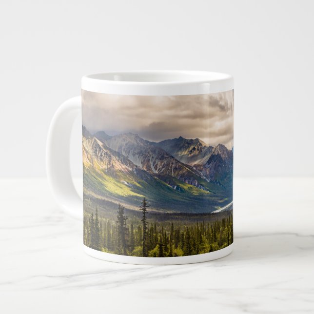 Caneca De Café Grande Vale de Matanuska, sudeste do Alasca #2 (Frente Esquerda)