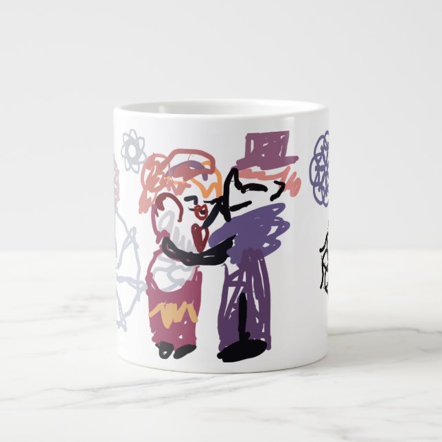 Caneca De Café Grande Valentine joy (Frente)