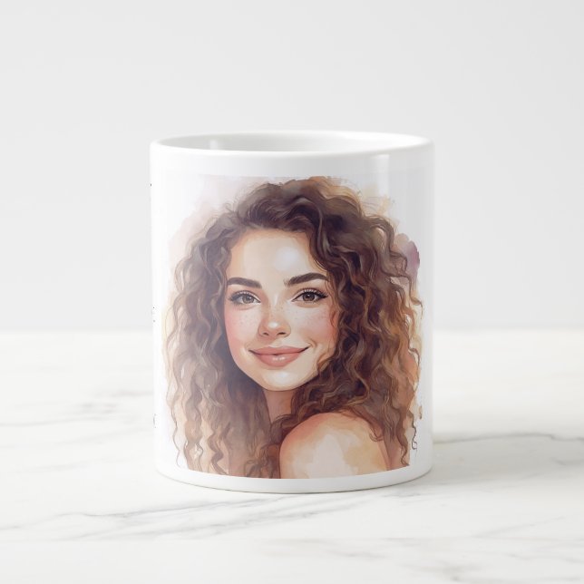 Caneca De Café Grande Valentine's Day, Full of Love Specialty Mug (Frente)