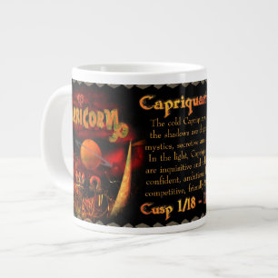 Caneca De Café Grande Valxart Capriarius Capricorn Aquarius Cusp