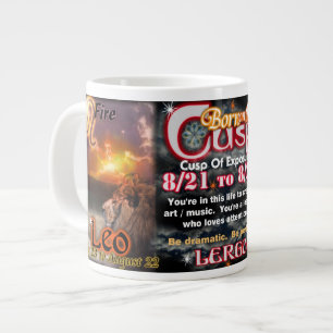 Caneca De Café Grande Valxart Zodiac Cusp de Leo Virgo