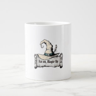 Caneca De Café Grande Vamos, Magic para cima