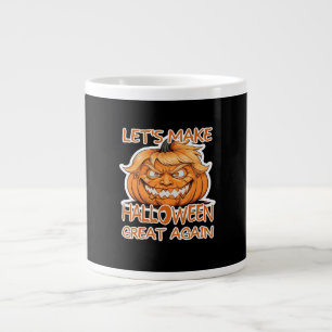 Caneca De Café Grande Vamos Torne o Excelente do Halloween novamente clá