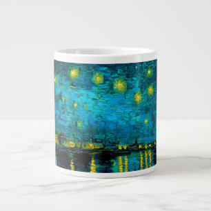 Caneca De Café Grande Van Gogh Starry Night Over the Rhône