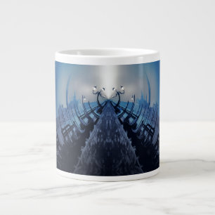 Caneca De Café Grande VANISHING VENICE Blue Gondolas