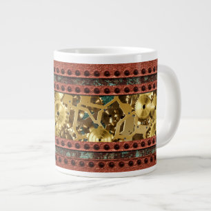 Caneca De Café Grande Vapor Punk 4 Jumbo Mug