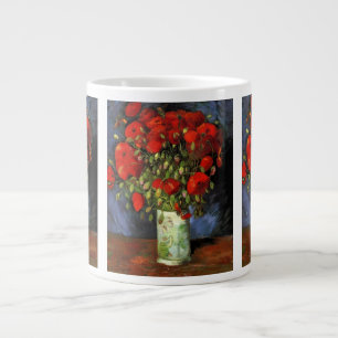 Caneca De Café Grande Vase com papagaios vermelhos por Vincent van Gogh