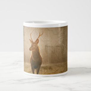 Caneca De Café Grande Veado na floresta