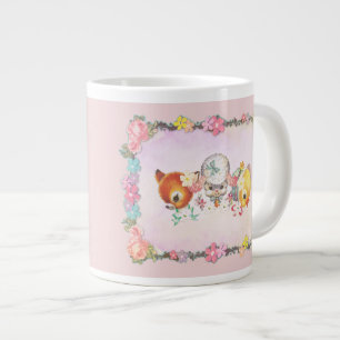 Caneca De Café Grande veado, pato, cordeiro Jumbo Mug