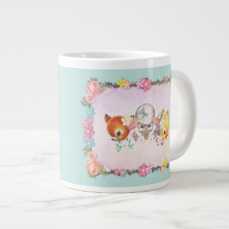 Caneca De Café Grande veado, pato, cordeiro Jumbo Mug