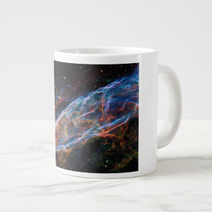 Caneca De Café Grande Veil Nebula Supernova Mantém Telescópio Hubble