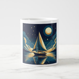 Caneca De Café Grande Velero à noite