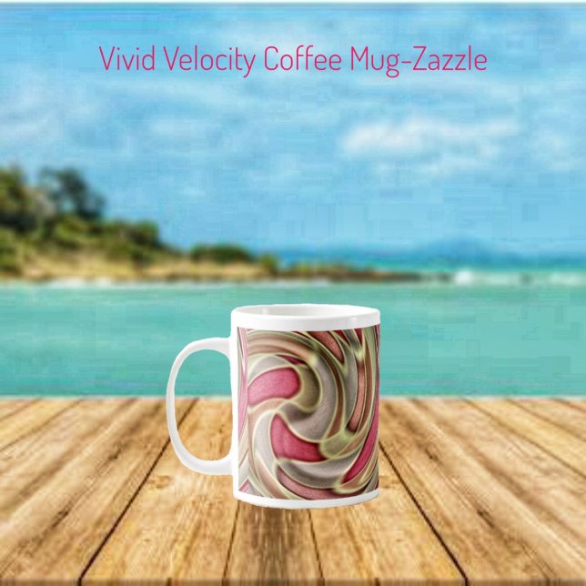 Caneca De Café Grande Velocidade vívida (Criador carregado)