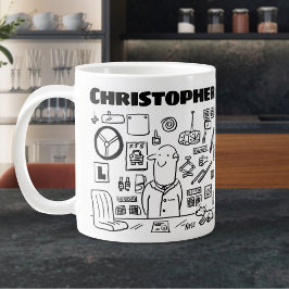 Caneca De Café Grande Vendedor de Peças e Acessórios para Carros