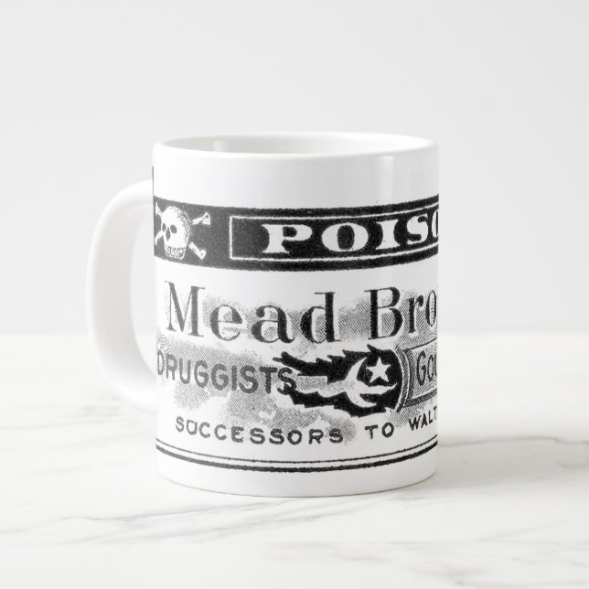 Caneca De Café Grande Veneno de irmãos Mead (Frente Esquerda)