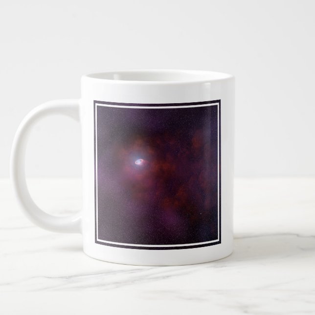 Caneca De Café Grande Vento Pulsar De Uma Estrela De Neutron. (Esquerda)
