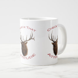 Caneca De Café Grande Verifique Essa Atitude