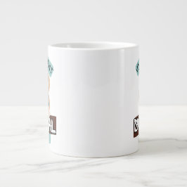 Caneca De Café Grande Vet Student Survival Mode – Vet Student Design