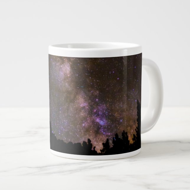 Caneca De Café Grande Via Láctea estrelada, Califórnia (Frente Esquerda)