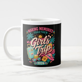 Caneca De Café Grande Viagem das Meninas 2026 Fazendo Memórias Juntas
