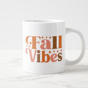 Caneca De Café Grande Vibes de queda