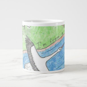 Caneca De Café Grande Vibrações da Aldeia