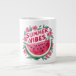Caneca De Café Grande Vibrações de Verão