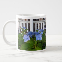 Caneca De Café Grande Victorian Hydrangea e Porch - Vineyard de Martha