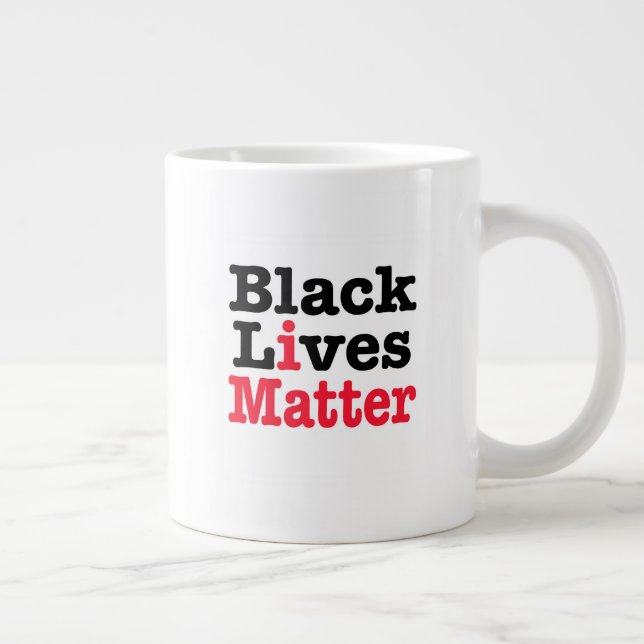Caneca De Café Grande Vidas Negras Importam (Direita)