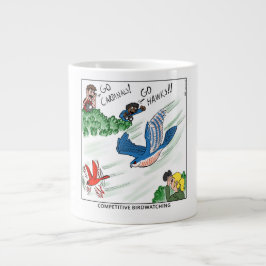 Caneca De Café Grande Vigia de Aves Competitiva (BD)