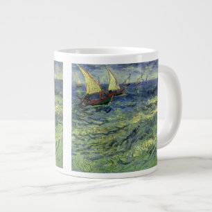Caneca De Café Grande Vincent van Gogh - A paisagem nas Saintes Maries