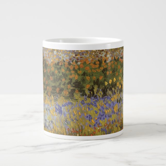Caneca De Café Grande Vincent van Gogh - Jardim Florido (Frente)
