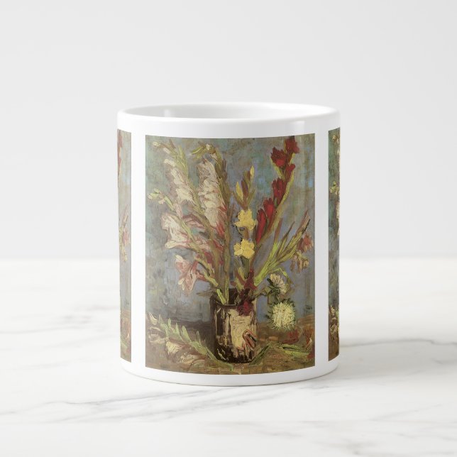 Caneca De Café Grande Vincent van Gogh - Vaso de Vida Estática com Gladi (Frente)
