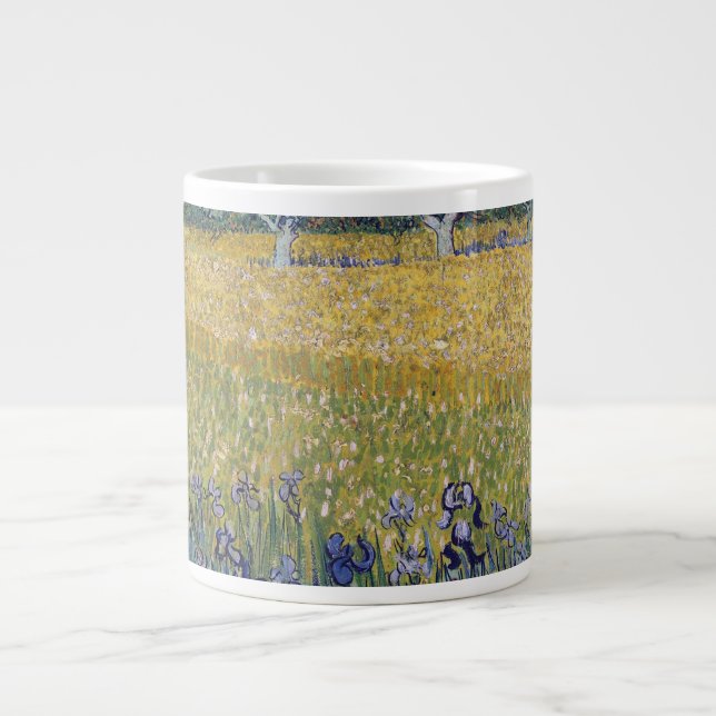 Caneca De Café Grande Vincent Van Gogh - Vista de Arles com Irlandeses (Frente)