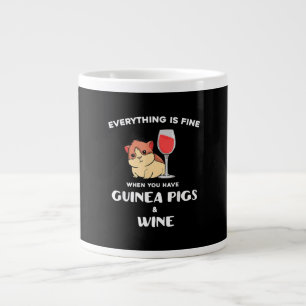 Caneca De Café Grande Vinho-Presente-De-Porco-Guaxineta