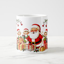 Caneca De Café Grande Vintage cômoda tradicional Natal
