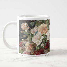 Caneca De Café Grande Vintage E. Hariel Rosa